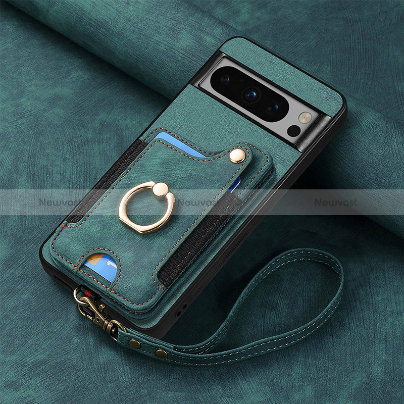 Soft Silicone Gel Leather Snap On Case Cover SD2 for Google Pixel 6a 5G