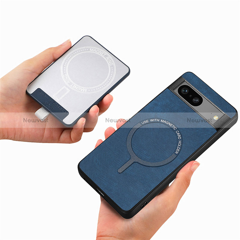 Soft Silicone Gel Leather Snap On Case Cover SD2 for Google Pixel 7 5G