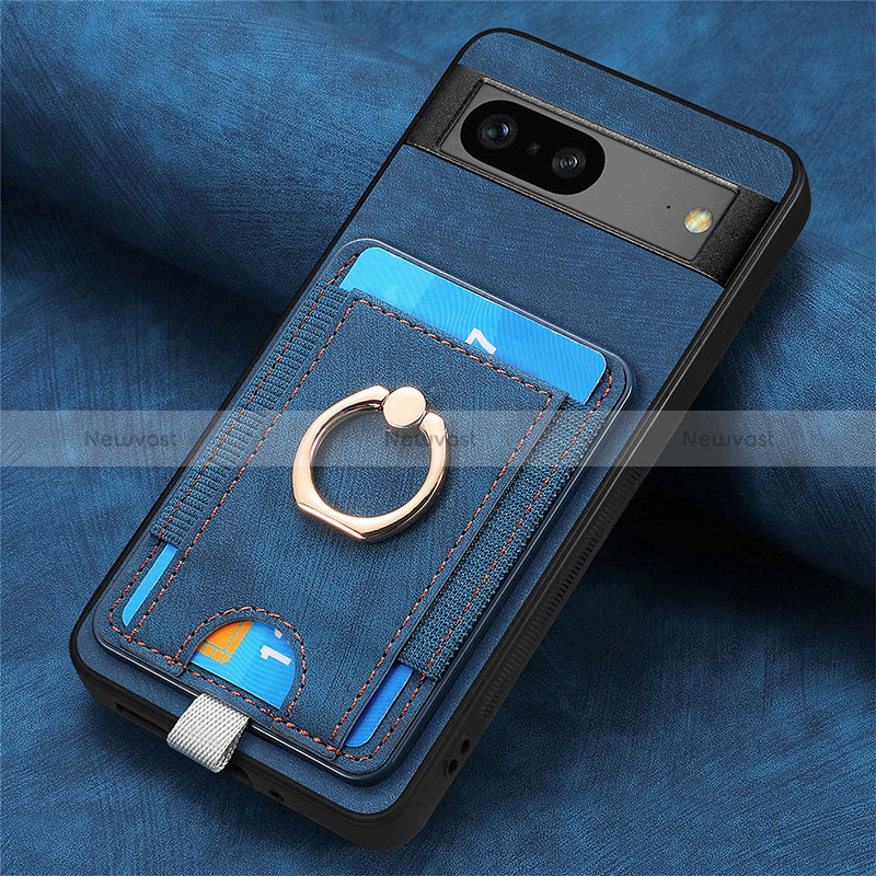 Soft Silicone Gel Leather Snap On Case Cover SD2 for Google Pixel 7 5G