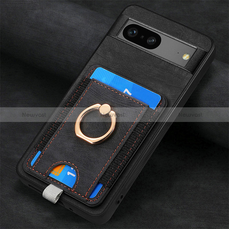 Soft Silicone Gel Leather Snap On Case Cover SD2 for Google Pixel 7 5G