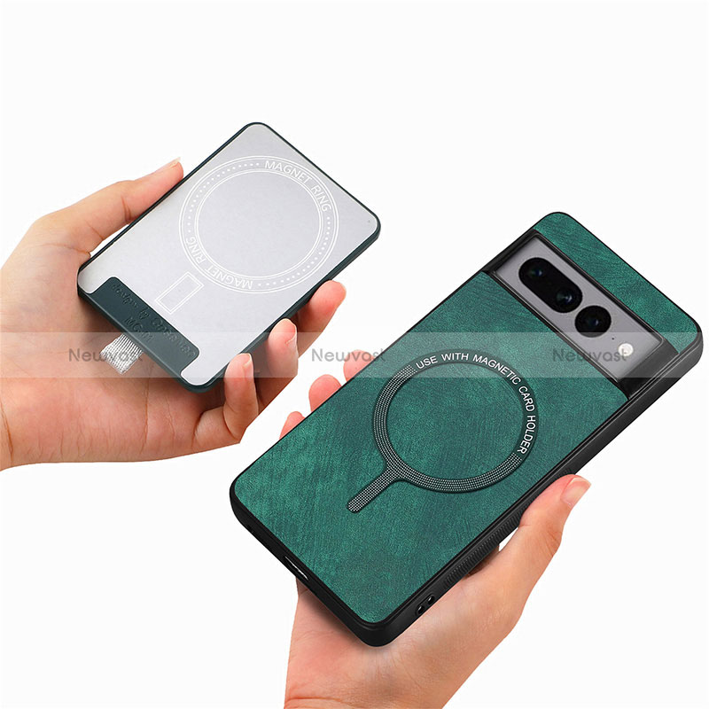 Soft Silicone Gel Leather Snap On Case Cover SD2 for Google Pixel 7 Pro 5G