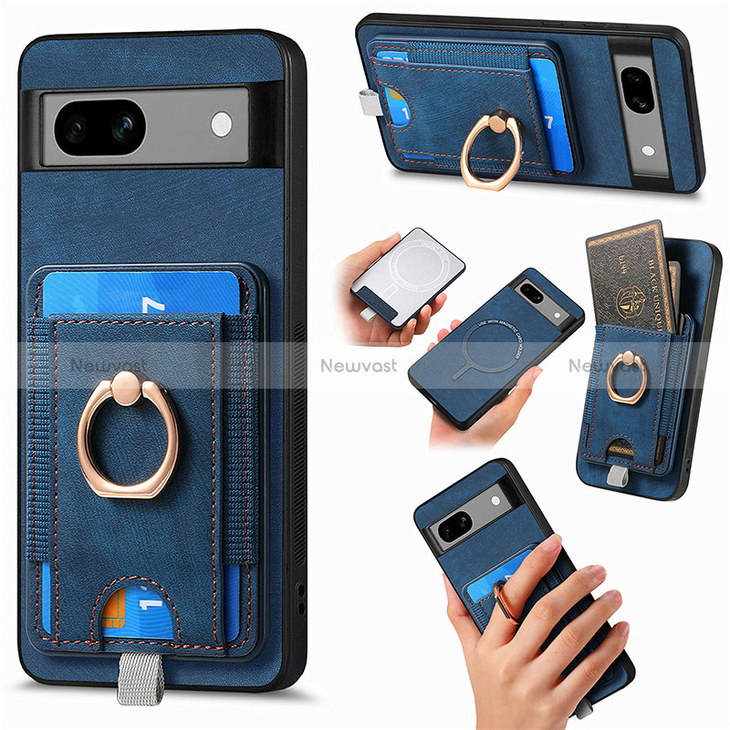 Soft Silicone Gel Leather Snap On Case Cover SD2 for Google Pixel 7a 5G