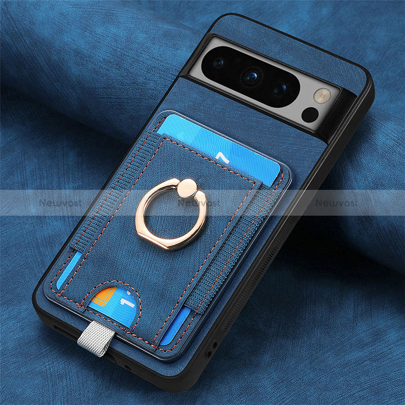 Soft Silicone Gel Leather Snap On Case Cover SD2 for Google Pixel 8 Pro 5G