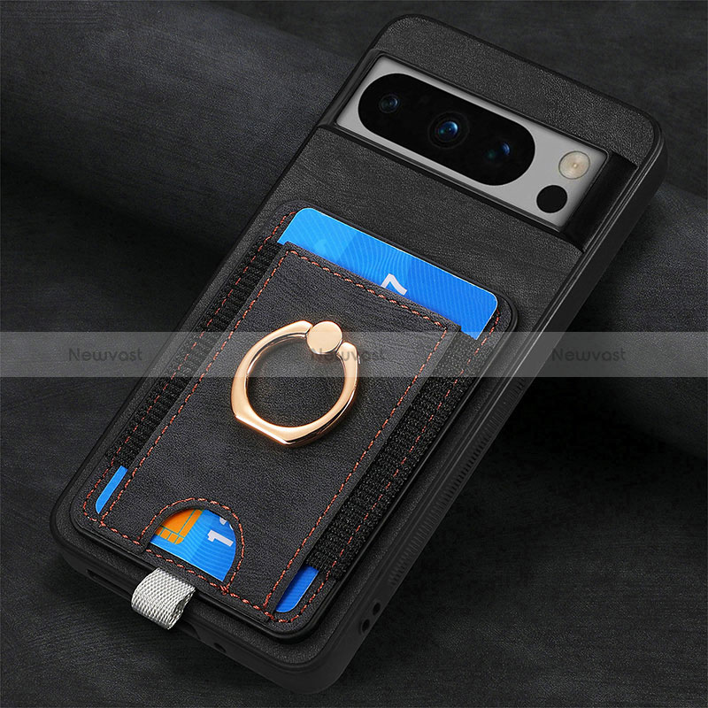 Soft Silicone Gel Leather Snap On Case Cover SD2 for Google Pixel 8 Pro 5G