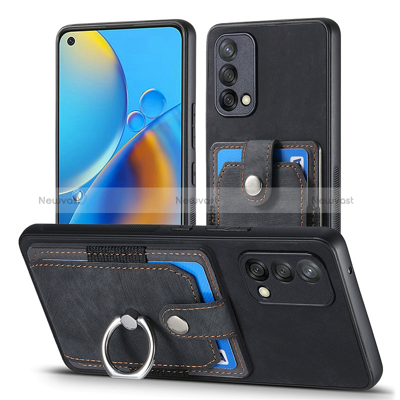 Soft Silicone Gel Leather Snap On Case Cover SD2 for Oppo A74 4G