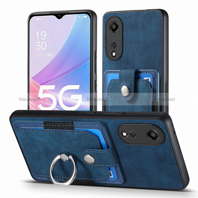 Soft Silicone Gel Leather Snap On Case Cover SD2 for Oppo A78 5G