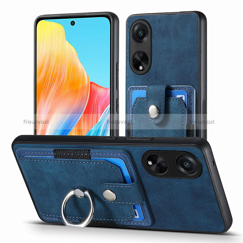 Soft Silicone Gel Leather Snap On Case Cover SD2 for Oppo A98 5G