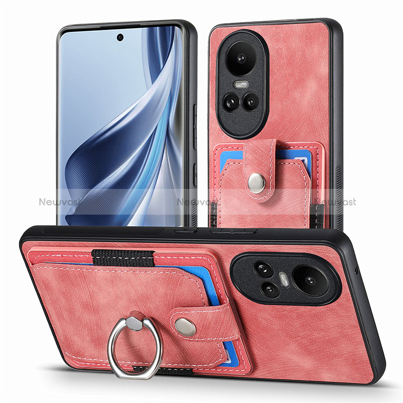 Soft Silicone Gel Leather Snap On Case Cover SD2 for Oppo Reno10 5G