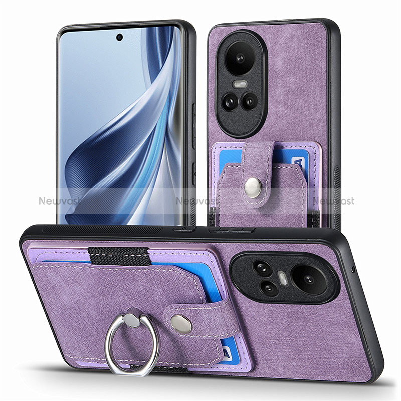 Soft Silicone Gel Leather Snap On Case Cover SD2 for Oppo Reno10 5G