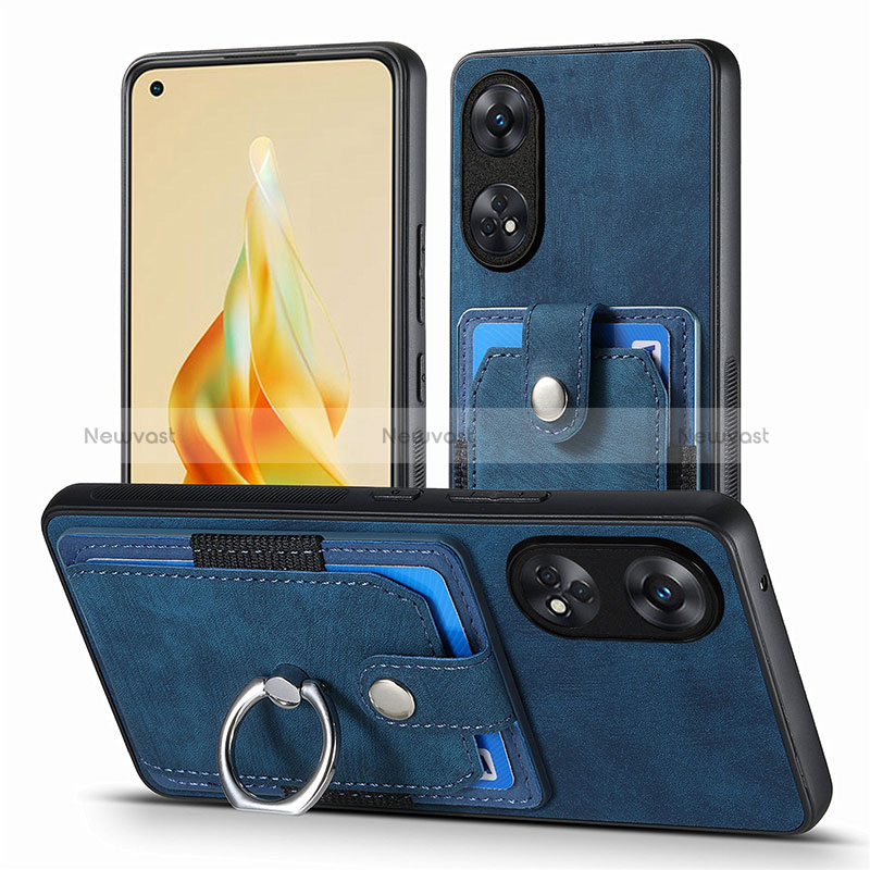 Soft Silicone Gel Leather Snap On Case Cover SD2 for Oppo Reno8 T 4G