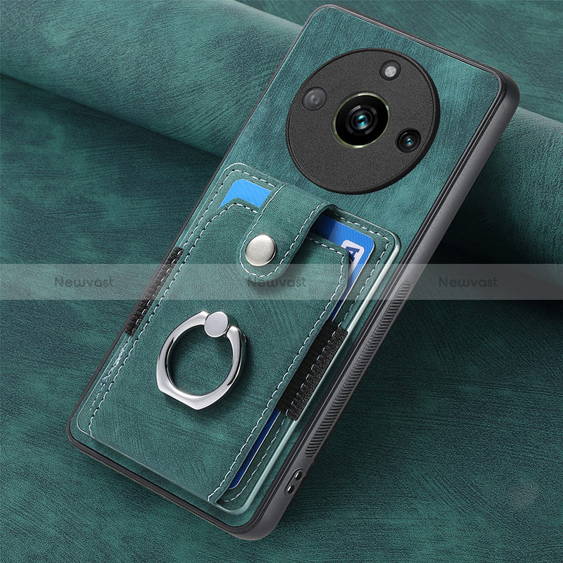 Soft Silicone Gel Leather Snap On Case Cover SD2 for Realme 11 Pro 5G