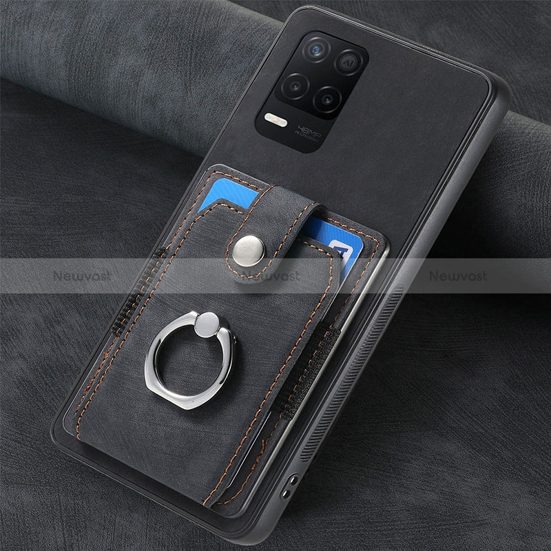 Soft Silicone Gel Leather Snap On Case Cover SD2 for Realme 8s 5G