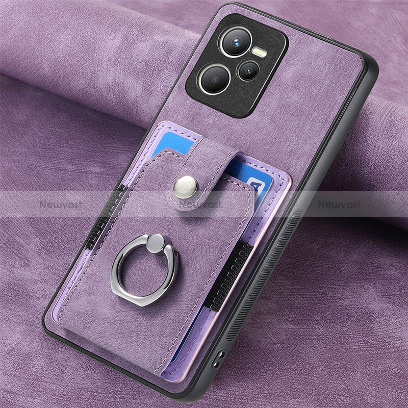 Soft Silicone Gel Leather Snap On Case Cover SD2 for Realme Narzo 50A Prime