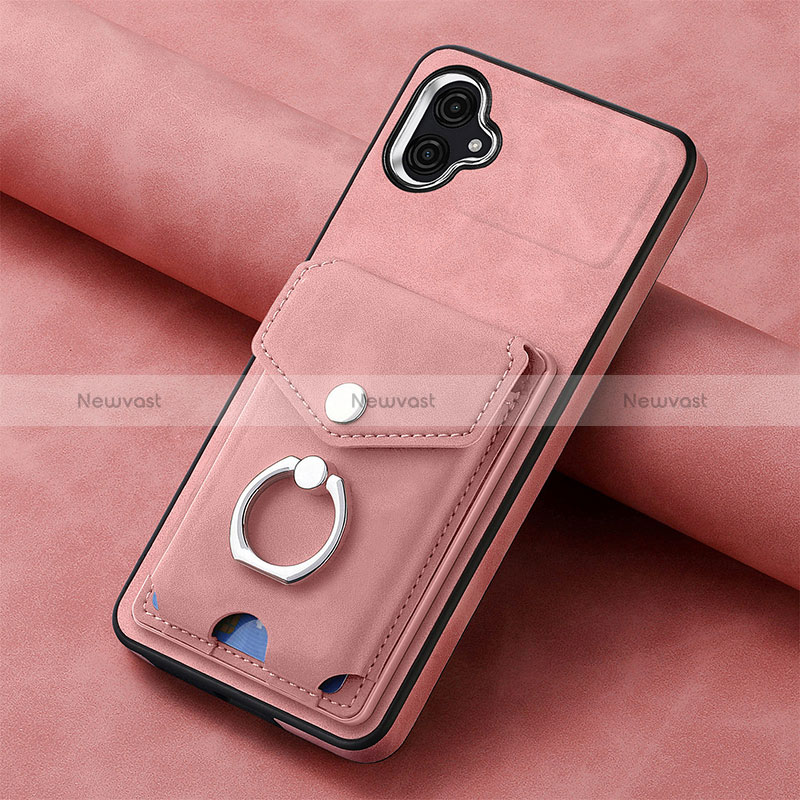 Soft Silicone Gel Leather Snap On Case Cover SD2 for Samsung Galaxy A04E