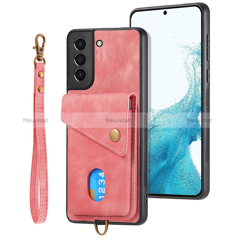 Soft Silicone Gel Leather Snap On Case Cover SD2 for Samsung Galaxy S23 Plus 5G