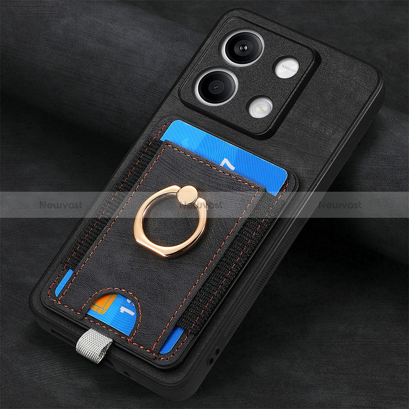 Soft Silicone Gel Leather Snap On Case Cover SD2 for Xiaomi Redmi Note 13 5G