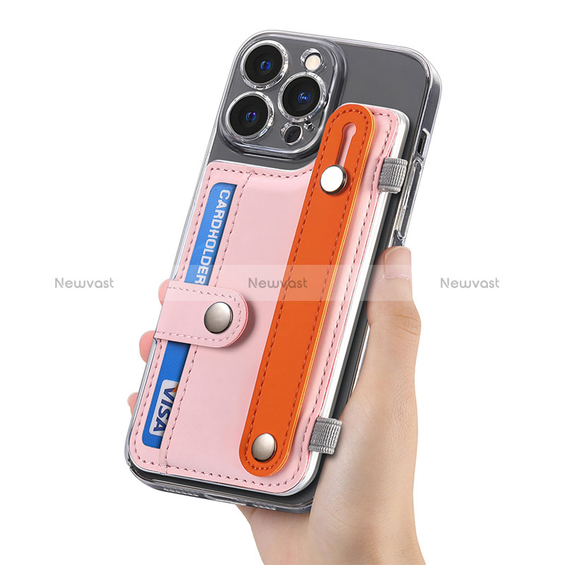 Soft Silicone Gel Leather Snap On Case Cover SD3 for Apple iPhone 15 Pro Max