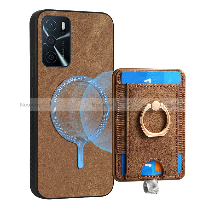 Soft Silicone Gel Leather Snap On Case Cover SD3 for Oppo A54s