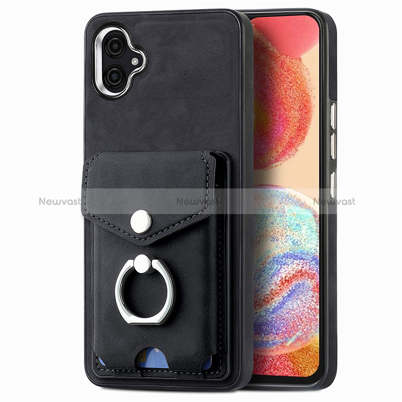 Soft Silicone Gel Leather Snap On Case Cover SD3 for Samsung Galaxy A04 4G