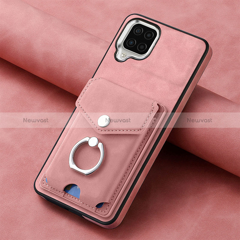 Soft Silicone Gel Leather Snap On Case Cover SD3 for Samsung Galaxy A12