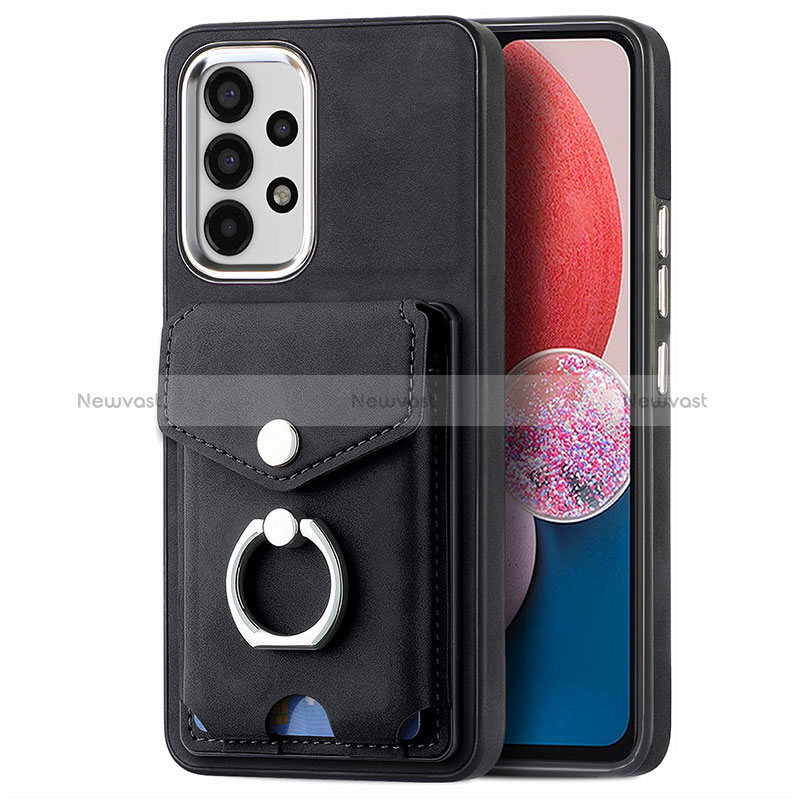 Soft Silicone Gel Leather Snap On Case Cover SD3 for Samsung Galaxy A13 4G