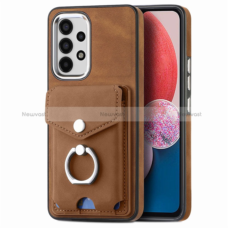 Soft Silicone Gel Leather Snap On Case Cover SD3 for Samsung Galaxy A13 4G