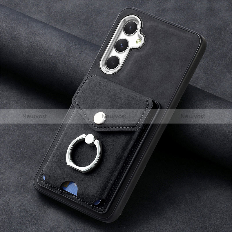 Soft Silicone Gel Leather Snap On Case Cover SD3 for Samsung Galaxy A14 4G