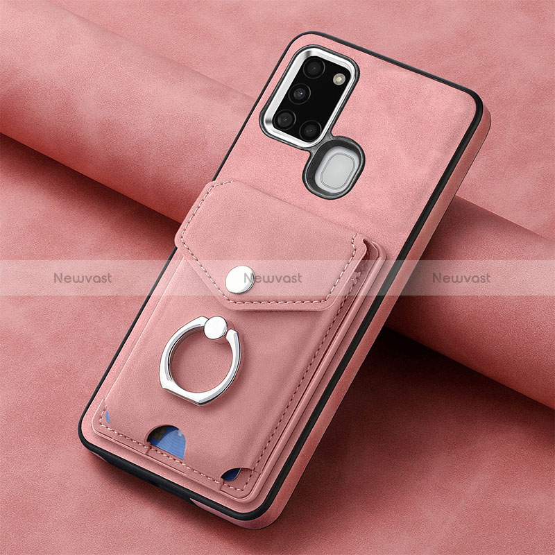 Soft Silicone Gel Leather Snap On Case Cover SD3 for Samsung Galaxy A21s