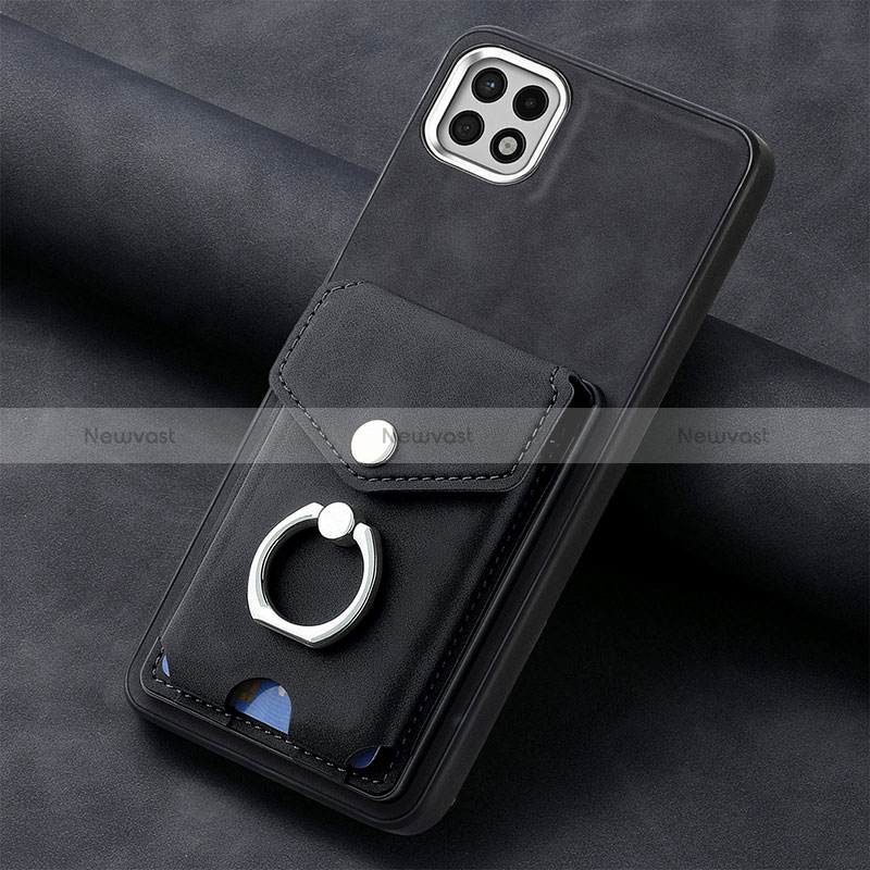 Soft Silicone Gel Leather Snap On Case Cover SD3 for Samsung Galaxy A22 5G