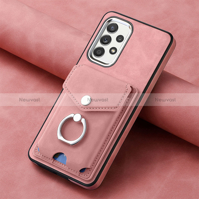 Soft Silicone Gel Leather Snap On Case Cover SD3 for Samsung Galaxy A33 5G