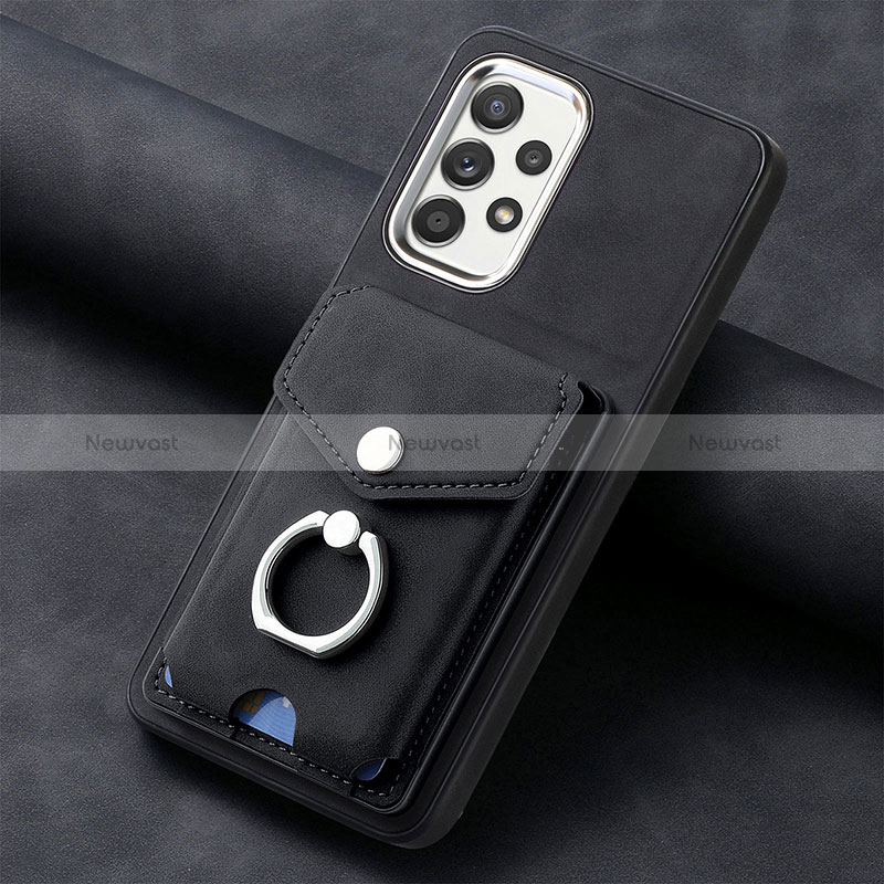 Soft Silicone Gel Leather Snap On Case Cover SD3 for Samsung Galaxy A33 5G