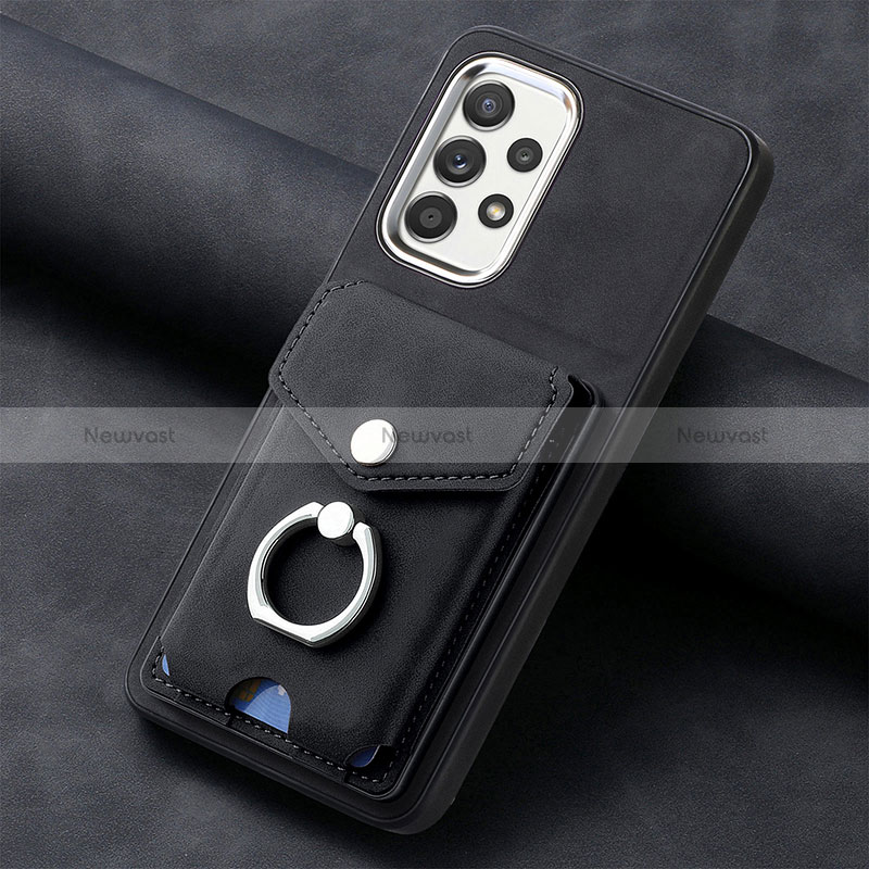 Soft Silicone Gel Leather Snap On Case Cover SD3 for Samsung Galaxy A72 4G