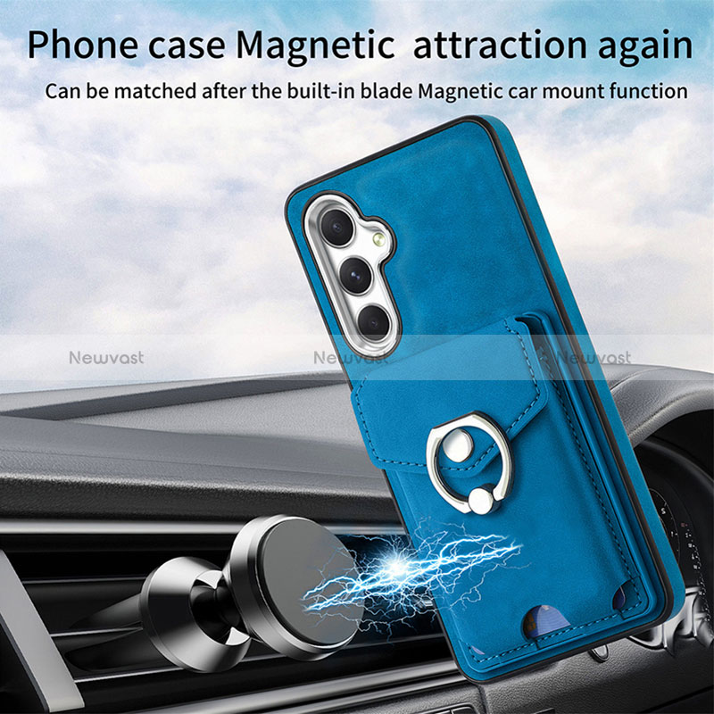 Soft Silicone Gel Leather Snap On Case Cover SD3 for Samsung Galaxy M44 5G