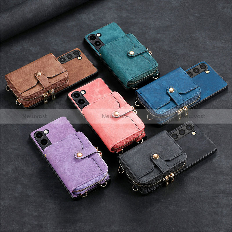 Soft Silicone Gel Leather Snap On Case Cover SD3 for Samsung Galaxy S22 5G