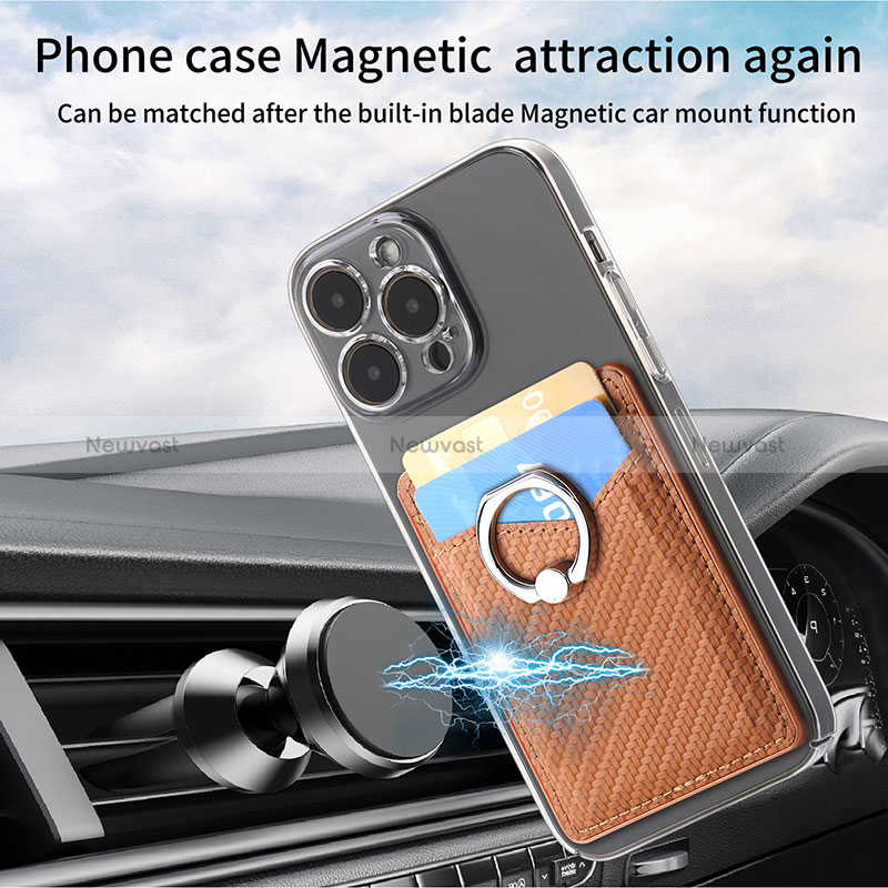 Soft Silicone Gel Leather Snap On Case Cover SD4 for Apple iPhone 15 Pro