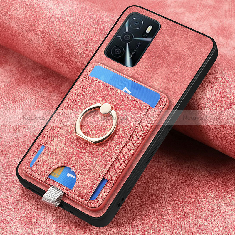 Soft Silicone Gel Leather Snap On Case Cover SD4 for Oppo A54s