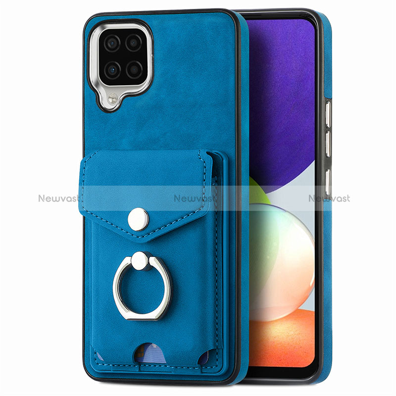 Soft Silicone Gel Leather Snap On Case Cover SD4 for Samsung Galaxy A22 4G