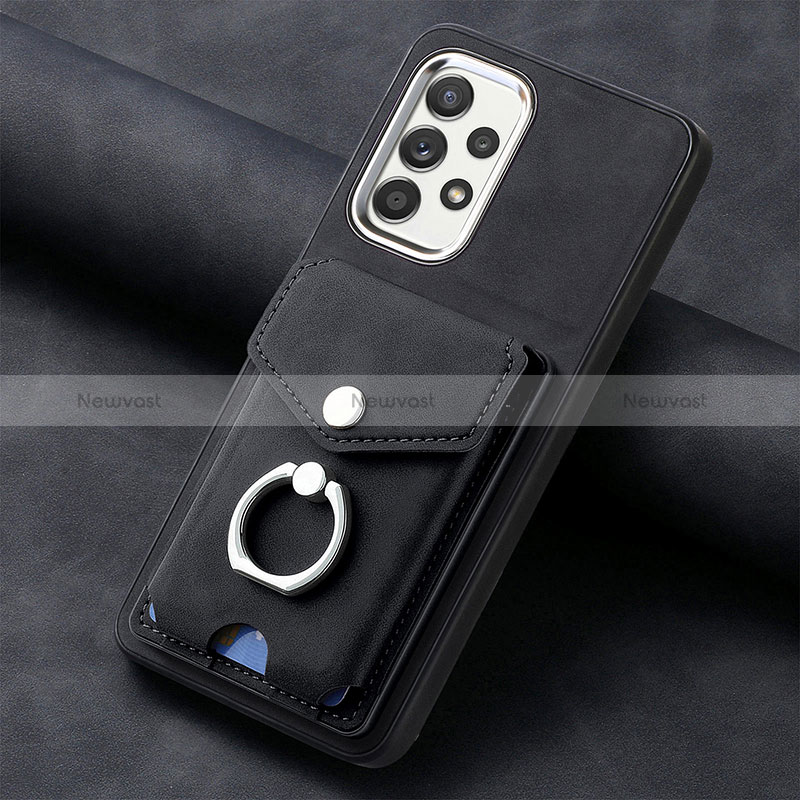 Soft Silicone Gel Leather Snap On Case Cover SD4 for Samsung Galaxy A32 5G