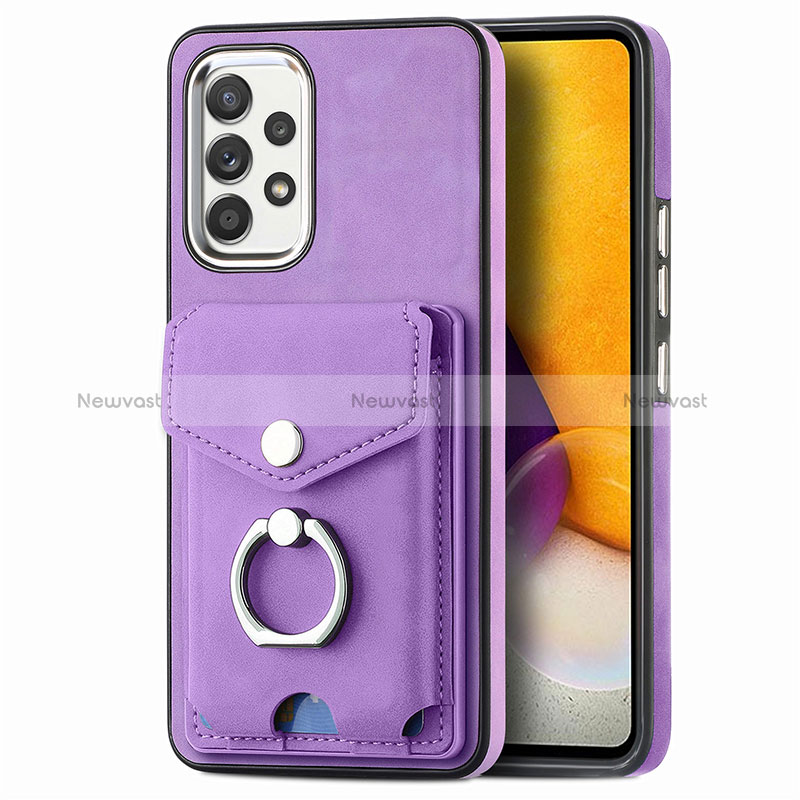 Soft Silicone Gel Leather Snap On Case Cover SD4 for Samsung Galaxy A72 4G