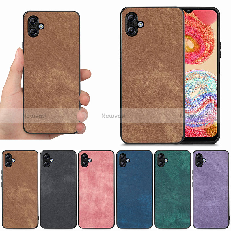 Soft Silicone Gel Leather Snap On Case Cover SD4 for Samsung Galaxy F04