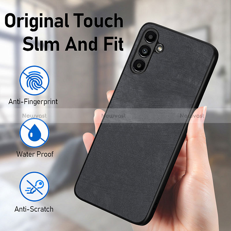 Soft Silicone Gel Leather Snap On Case Cover SD4 for Samsung Galaxy Quantum4 5G