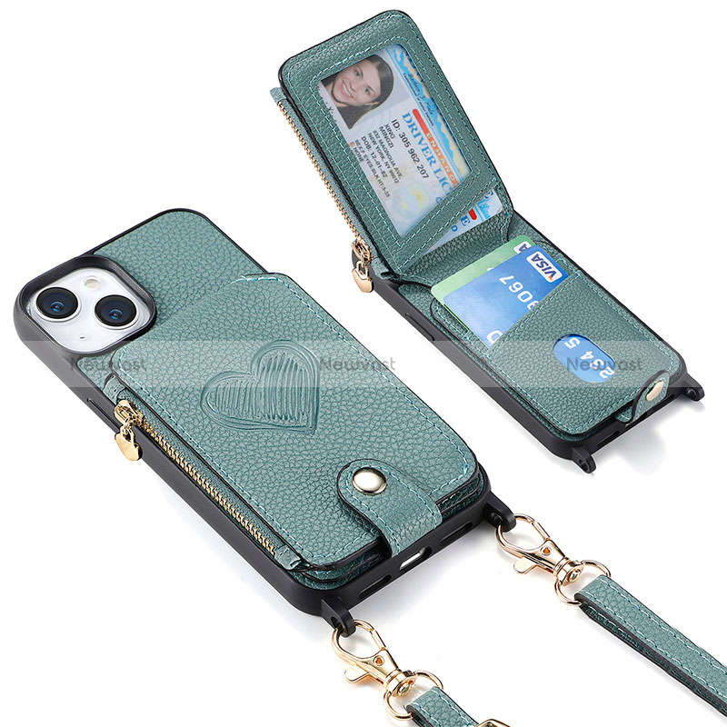 Soft Silicone Gel Leather Snap On Case Cover SD5 for Apple iPhone 14 Plus