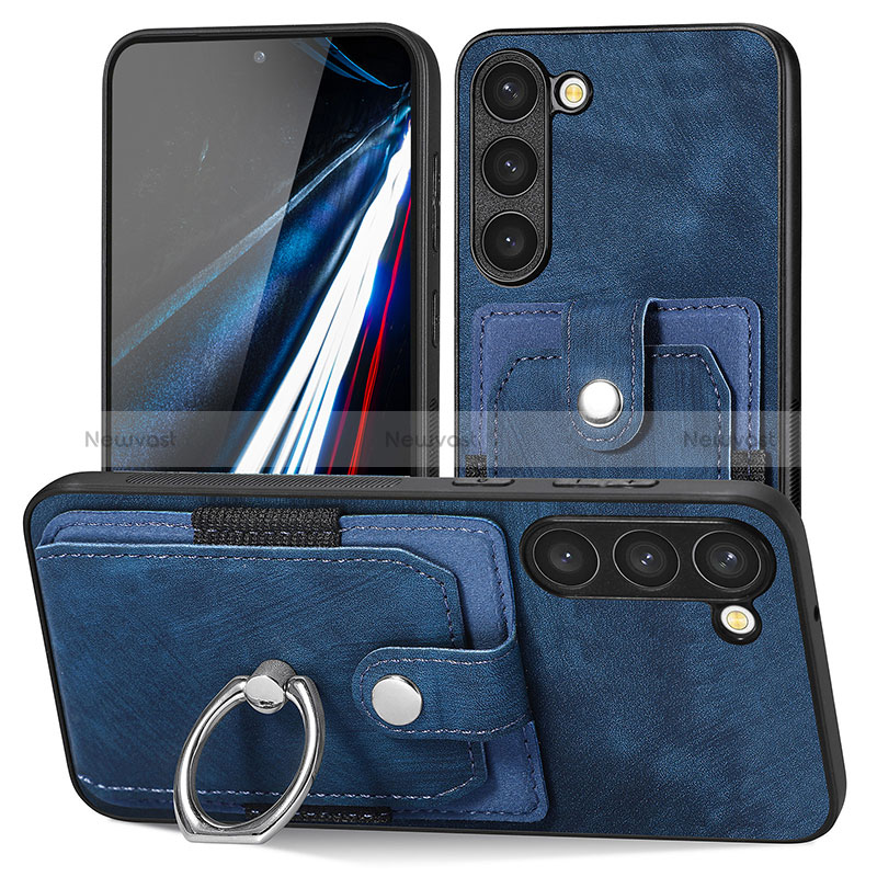 Soft Silicone Gel Leather Snap On Case Cover SD5 for Samsung Galaxy S22 Plus 5G