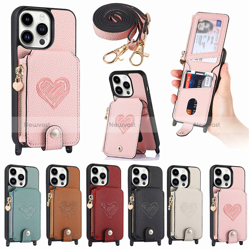 Soft Silicone Gel Leather Snap On Case Cover SD6 for Apple iPhone 14 Pro