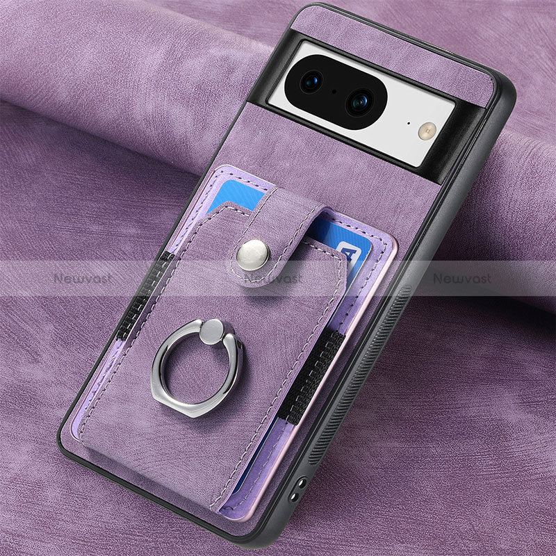 Soft Silicone Gel Leather Snap On Case Cover SD6 for Google Pixel 8 5G