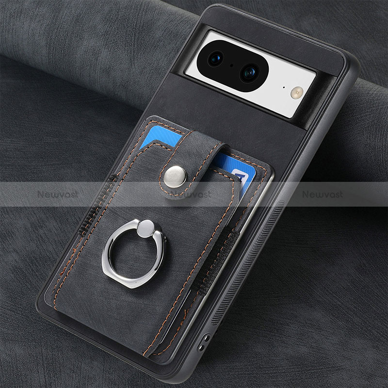 Soft Silicone Gel Leather Snap On Case Cover SD6 for Google Pixel 8 5G