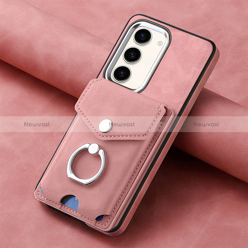 Soft Silicone Gel Leather Snap On Case Cover SD6 for Samsung Galaxy S22 5G