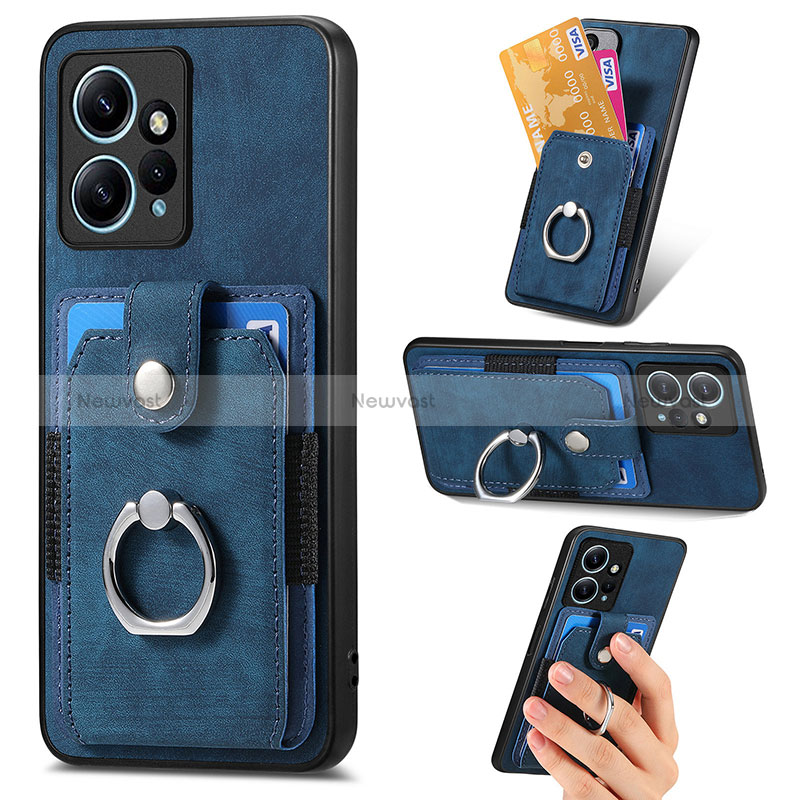 Soft Silicone Gel Leather Snap On Case Cover SD6 for Xiaomi Redmi Note 12 4G