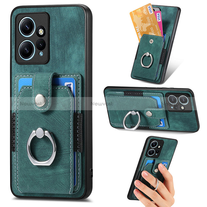 Soft Silicone Gel Leather Snap On Case Cover SD6 for Xiaomi Redmi Note 12 4G