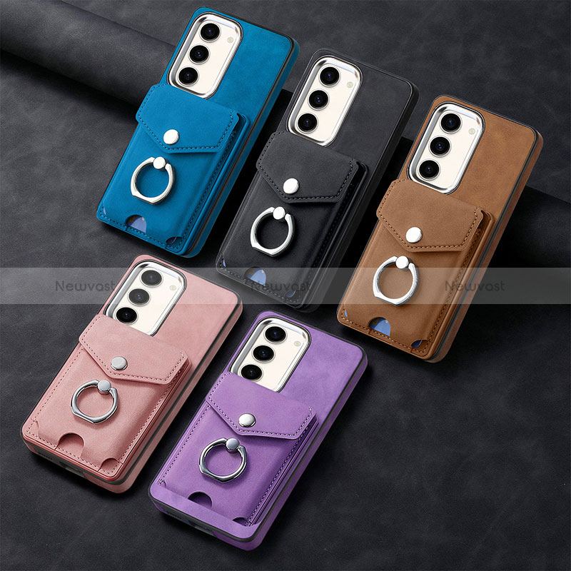 Soft Silicone Gel Leather Snap On Case Cover SD7 for Samsung Galaxy S24 5G